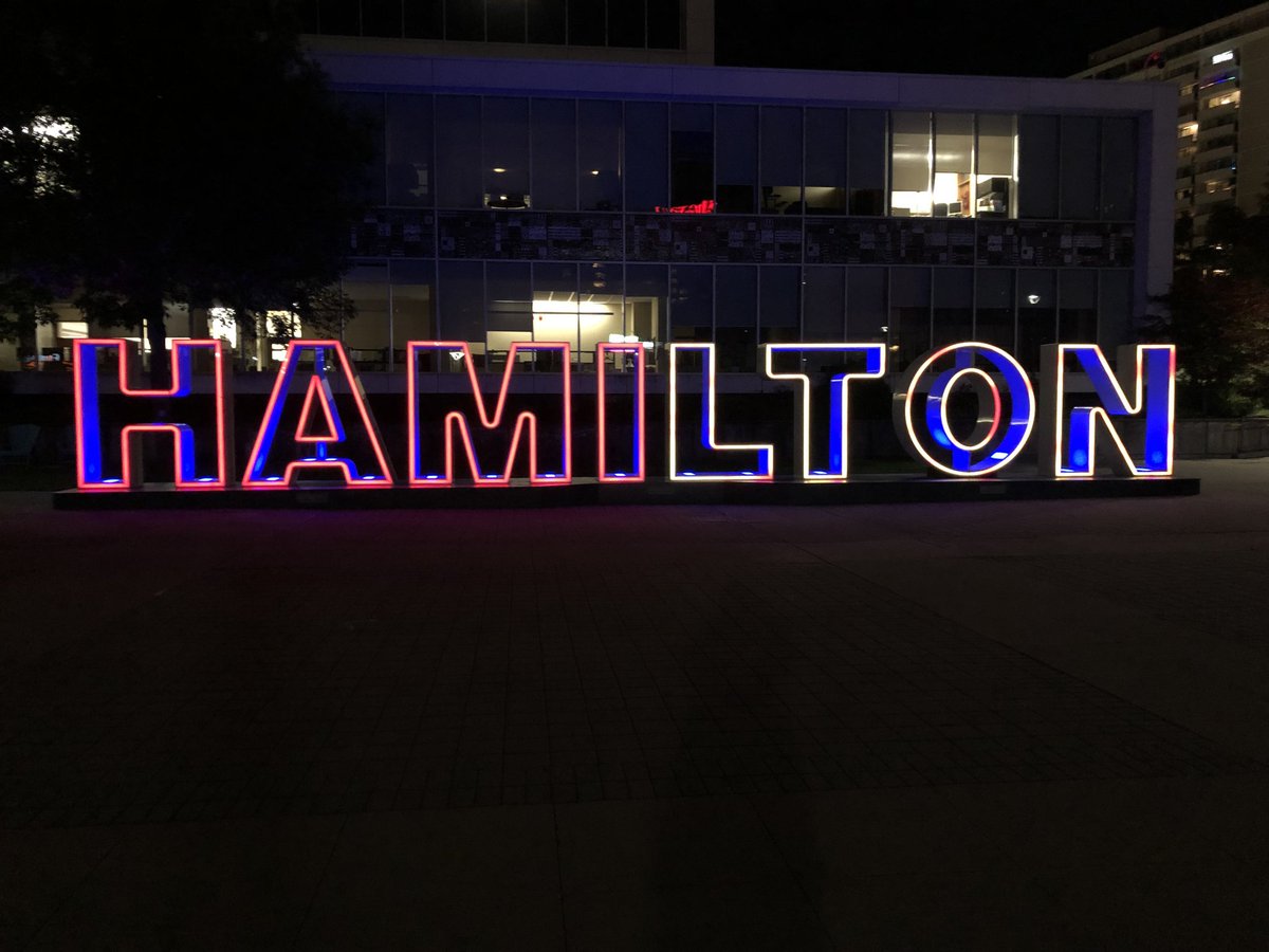 aboutface's tweet photo. The Hamilton sign looking wonderful, glowing in red, blue, and yellow for #CraniofacialAcceptanceMonth. Thanks for the recognition and support @cityofhamilton! #HamOntSign #AboutFaceIlluminations https://t.co/qgtzqLNy1s