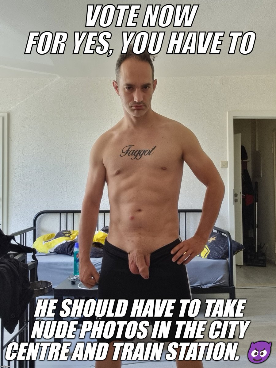 DeanMeier9's tweet photo. @XxSlaveHannover @PeterMe55680863 @Rainer07875147 @AtriumTresen @BdsmHannover @pupsparky19310 @purelygayporn It was not clear enough for him. The question was not answered, he says. So people vote all and so clearly that the option "Yes, you have to" gets over 100 votes or more than 90% in the poll. ⬆️🗳️⬆️✔️😘
#Poll #PollOfTheDay #Vote #VoteYes #punish #punishme #gay #Hannover #Germany https://t.co/jRkwGgCgyx