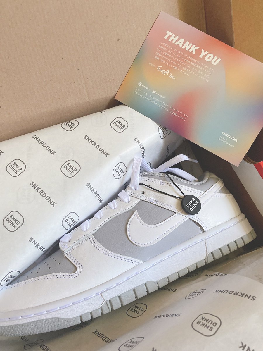 TRyuki18's tweet photo. 初ゲット
#SNKRDUNK
#スニーカー https://t.co/WK0CIrDJEU