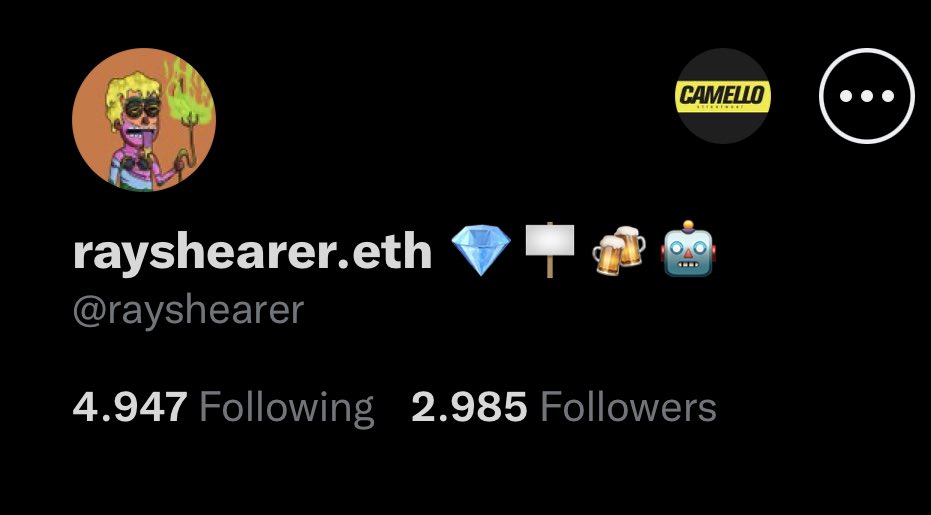 rayshearer's tweet photo. 15 more to 3000 followers and I will reveal the 3 more winner of #BackpackNFTees
Letโs gooooo @GODHatesNFTees @ApeHaterClub @srpeters @SrPetersLAB https://t.co/AWjqH9T71J