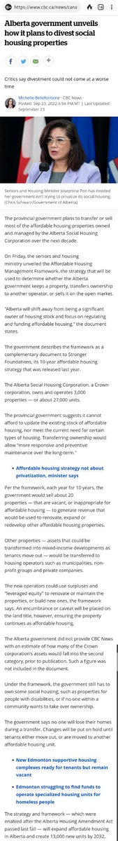 CommanderdD's tweet photo. #CdnPoli #TCCedu;
Alberta planning to divest social housing properties.
goverened by conservatives, alberta is showing it's connections to "the great reset".
https://t.co/oTbjBdksUj
#noTRUSTinCONServatives
#GOVedu #ppMUSTgo #freelandMUSTgo
#OrderOfSecession https://t.co/ccCtkermAP