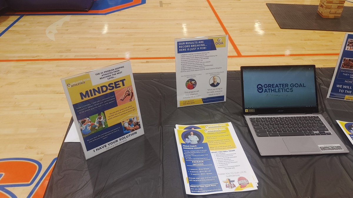 goal_greater's tweet photo. Thanks to @tylerdpavey and @seindianafca for having GGA at Every Fest. 

We were fortunate enough to talk to dozens of athletes.

"Where we put our mental focus determines what we get out of our athletic abilities".

#FCA #goodtoGreat #mindset #mentaltraining #mentalperformance https://t.co/OMmP2bOSdW