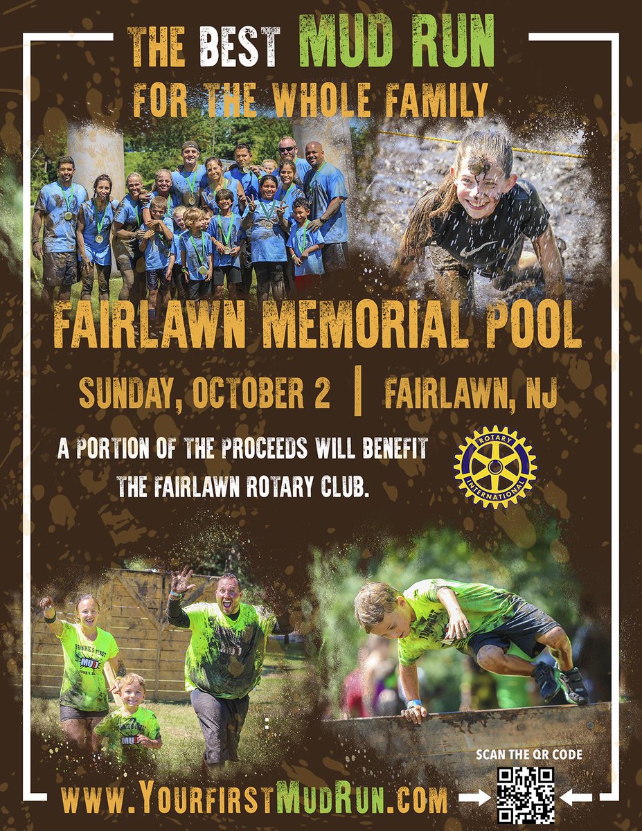 YourFirstMudRun's tweet image. Less than a week away from the best Mud Run in Bergen County bit.ly/3C9p8h8