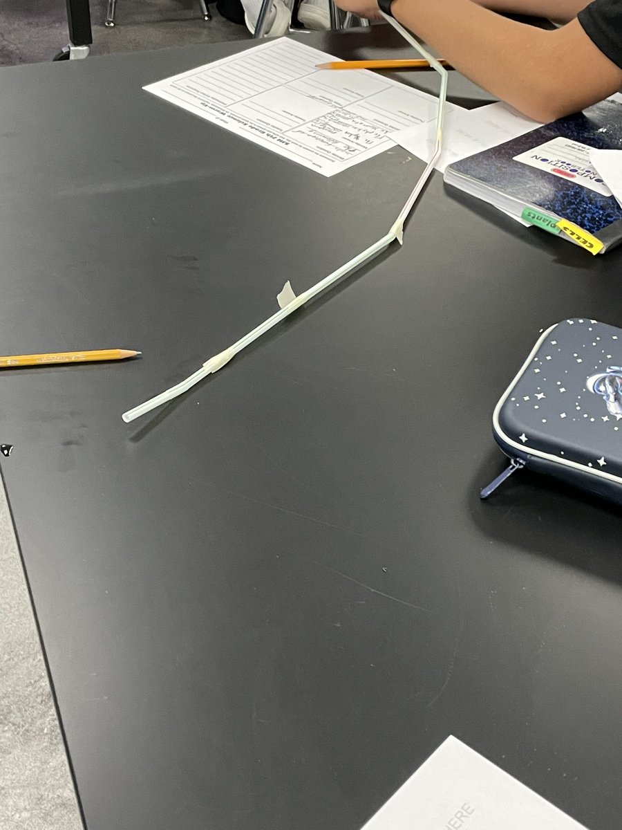 mazzola5961's tweet image. 7th grade science students used straws and tape to create a super straw. Upon discovery, students learned they made xylem models. @HallScience17 @SJHCats @marvelouskoonz #sjhbrightertogether #scientificmodels #xylemwatergoesup