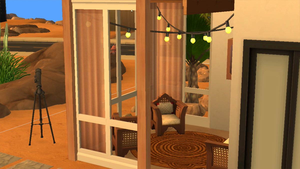 SimsByKirby's tweet photo. This is my entry for a really awesome shell challenge by Sarah Kendall (Gallery ID: SarahKendalll)
All gallery art is by #sarinasims
Its uploaded on my gallery SimsByKirby
#thesims4 #sims4 #sims4build #sims4nocc #sims4noccbuild #showusyourbuilds #sims4desertluxekit https://t.co/FiTspBpWji