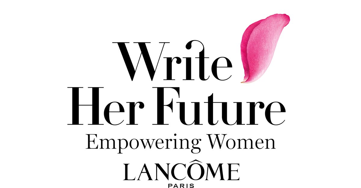 Lancome_JP's tweet photo. ／
デジタルの日である本日10月3日(月)20時公開！
＼

#ランコム の女性支援プロジェクト #WriteHerFuture 第2シーズンのテーマは #CreateYourFuture 
第1回目はバンタンクリエイターアカデミーによるオンライン講座 「共感ストーリーを生む動画制作」を本日20時より配信♡