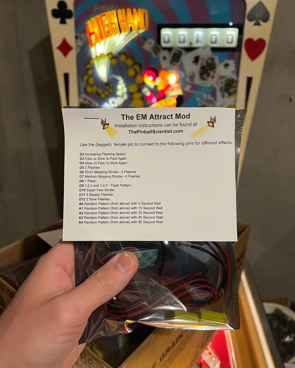 ThePinScientist's tweet photo. My largest batch of EM Attract Mods yet! These will be available for purchase at Expo! See you there!
#PinballExpo2022
#Pinball
https://t.co/rvVhvso0kB https://t.co/U1ZtntJaUr