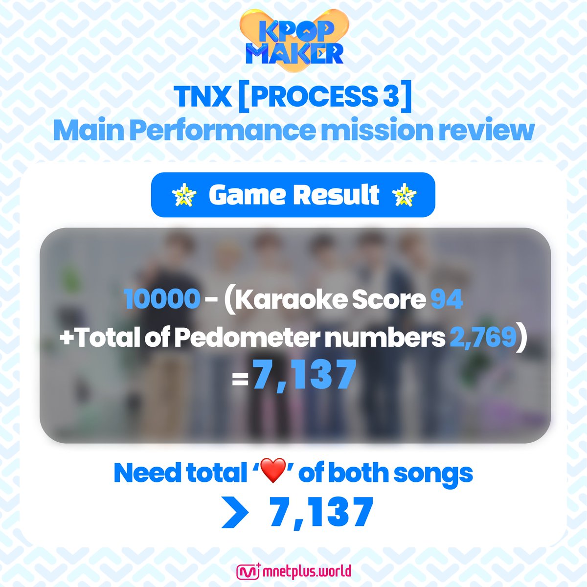 mnetplus's tweet photo. [#KPOP_Maker] PROCESS 3 Review✔
Check out #TNX PROCESS 3 Main Performance mission review!💓

Makers, Want all?
💌Vote now 👉 https://t.co/6ueYFSXzGY

@TNX_Official

#KPOPMaker #MnetPlus #엠넷플러스 https://t.co/fw9E4kC89y