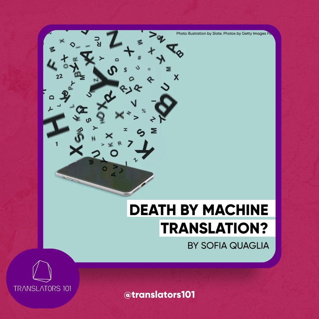 xltors101's tweet photo. Leia o texto "Death by Machine Translation?", de Sofia Quaglia, sobre os usos de aplicativos de tradução que podem dar muito errado.
https://t.co/d6eyrgw4hJ
#traducaoautomatica #machinetranslation https://t.co/ZunjAcGMoj