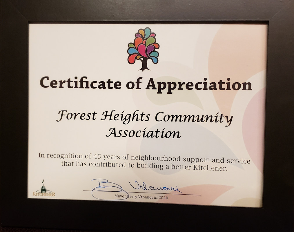 So, we received this tonight. It's for 2020, but we were able to attend City Hall in person to receive it now!