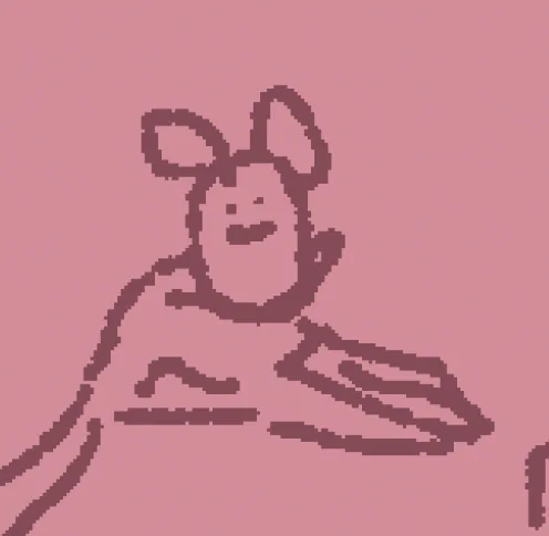 i dont have new art done but i do have this little placeholder ash rat to figure things out 