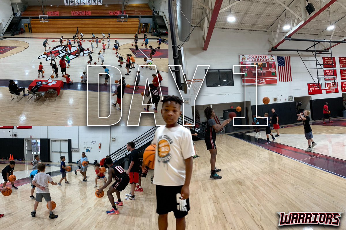 CorinthHoops's tweet photo. Day 1 of 🏀 Camp is in the books!! https://t.co/DexQcfP1eB