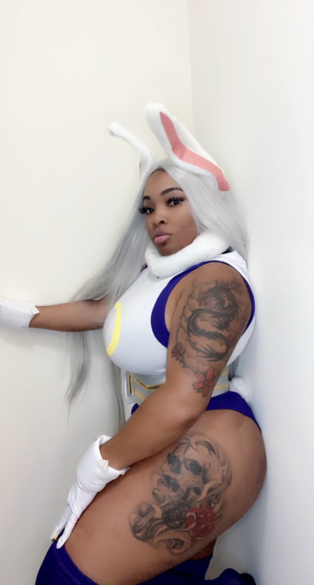 bunniigang's tweet photo. CONGRATULATIONS TO OUR WINNERS OF THE COSPLAY BUNNIIGANG CHALLENGE, "MIRKO"!!! @DaijThaMage @MidnightPursona @LadiiBaddAzz_ &amp; @Cascaii_ #BUNNIIGANG #HOPWITUS https://t.co/fHGTFAE7Ta