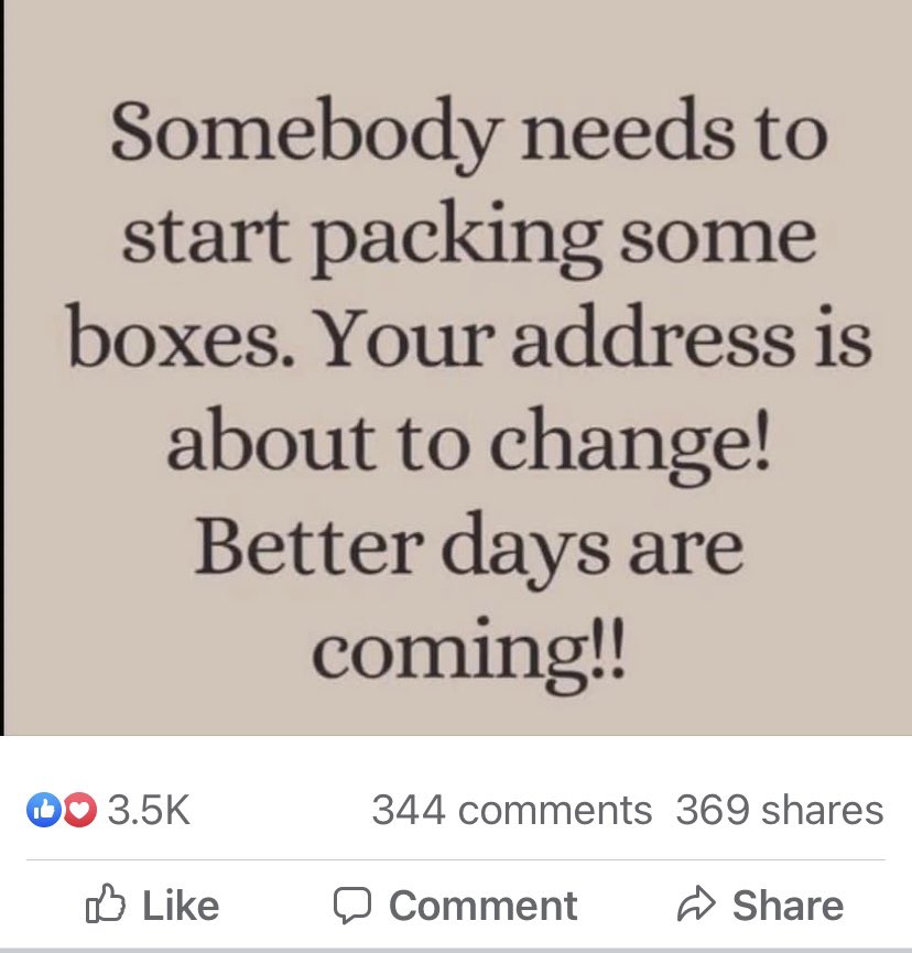 kcrumback's tweet image. I was talking to a friend about moving. Opened up FB and this was the first post on my feed!!   #isitasign #UNIVERSE #angels #cantmakethisshitup #moving #WOW #someoneislistening