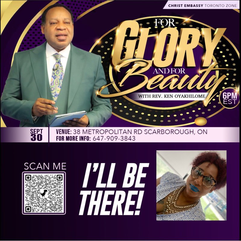 Linussvg's tweet image. will be there 

Have you registered? Have you prayed? Are you expectant? Don’t miss this appointment with destiny ❤️

#FGFB
#CECanada
#TorontoZone
#CEScarboroughGroup
#CEScarborough