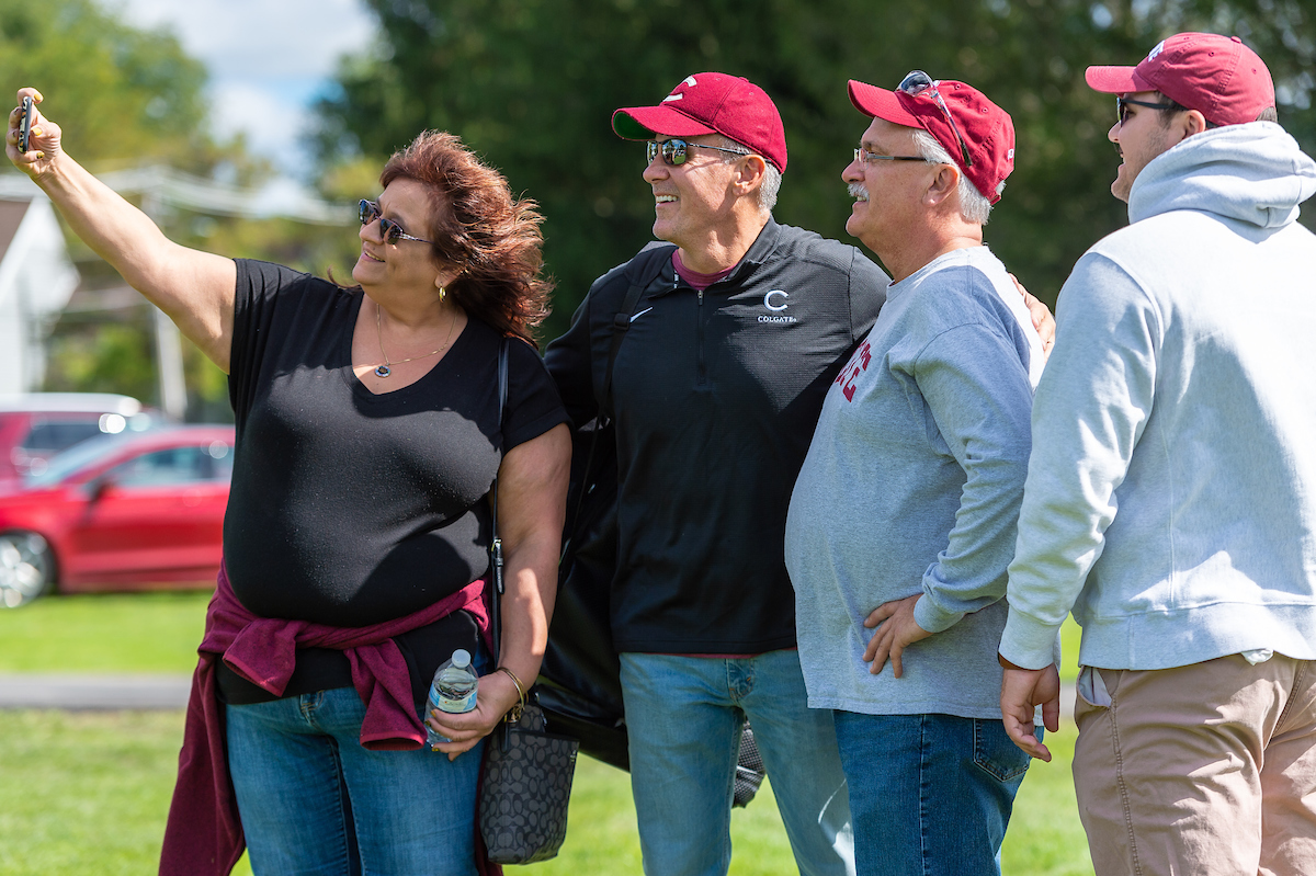 colgateuniv's tweet photo. Wherever you go, go 'gate

Last weekend we welcomed alumni, families, and friends back to campus to enjoy good company and cheer on our @ColgateAthletic teams.

For more sights from Homecoming weekend: https://t.co/U701FDbUFB https://t.co/vXgsA8fFxt