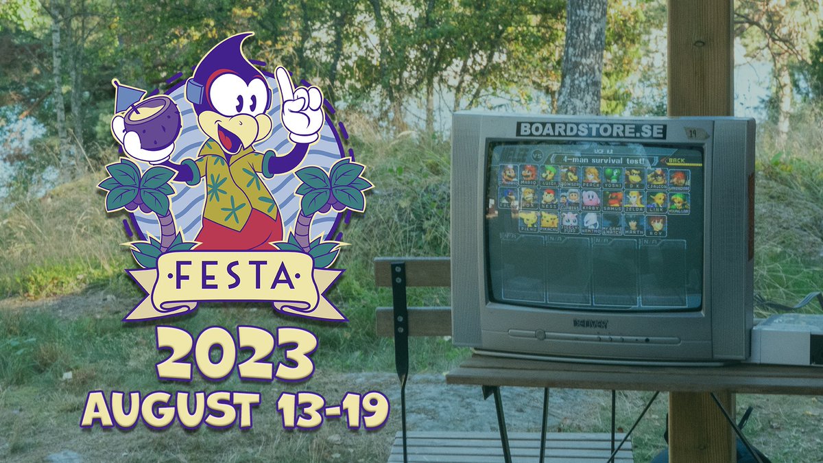 PXBgg's tweet image. 🌴FESTA RETURNS🌴

We're thrilled to announce that we'll be back for another week of Melee in paradise on the beautiful island of Grinda on August 13-19, 2023!

FESTA FESTA FESTA FESTA