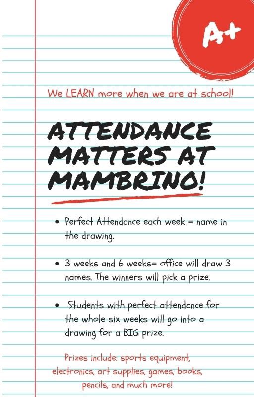 📣 Attendance goal for 22-23 school year: 95%. See below for our incentive program for perfect attendance! We will conduct drawings every 3rd and 6th week. The kickoff was today! 🎉
<a href="/granburyisd/">Granbury ISD</a> @HeatherBoisjol1 
💜 Mrs. B