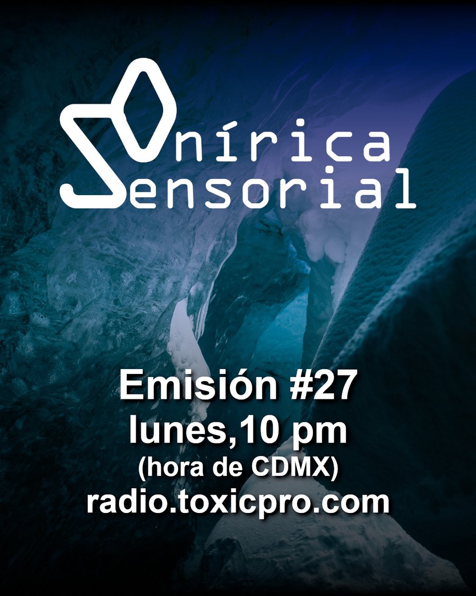 toxicproradio's tweet photo. Hoy a las 10 PM, (hora de CDMX) tracks provenientes de Argentina, Canadá, Chile, Guatemala y México a través de: https://t.co/yL6j6TNxdG

#ambient #ambientglacial #oniricasensorial #electronicmusic #músicaelectrónica #musicaelectronica #toxicproradio #toxicpro #radioonline https://t.co/LPDOngFUmc