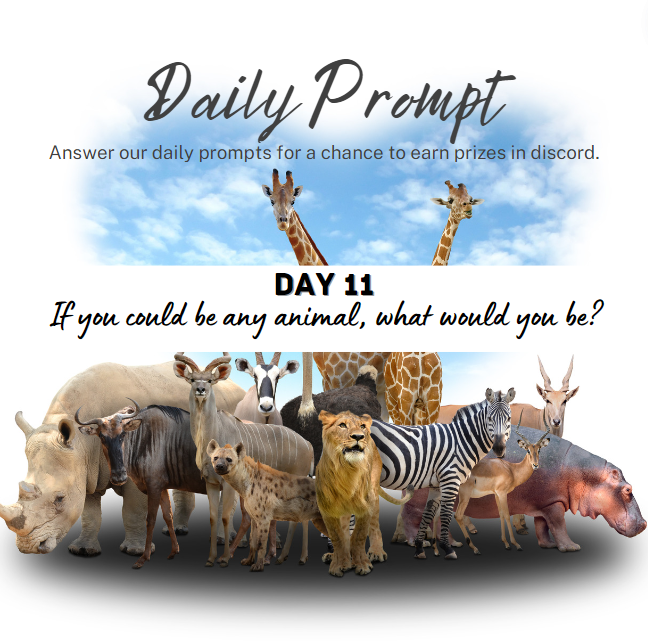 CoProdNFTs's tweet photo. Day 11: If you could be any animal, what would you be? 🐶🐱🐻🐸🐙🐘🐬🐷🐮🐯
Remember to answer in our discord for raffle tickets to win Creative Points!
#nft #nftgiveaway #nftraffle #animals #ifyoucould #solana #nftcommunity https://t.co/zXFubXsAKy