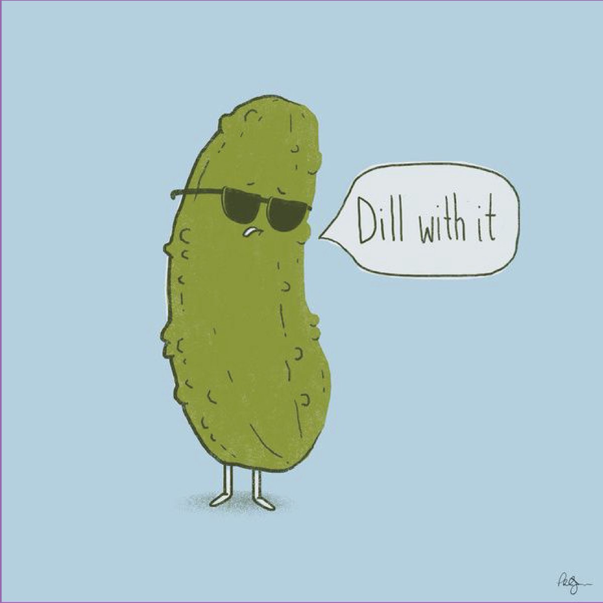 PickleSmash_US's tweet photo. Happy Monday everyone!

Don't let anyone rain on your Monday morning shine!

If you're matched with a complaint that is out of your control, tell them to "Dill with it". 

#picklesmash #pickle #pickles #picklesalsa #notomatoes #food #foodies #foodlovers https://t.co/d9zPWk7EQW
