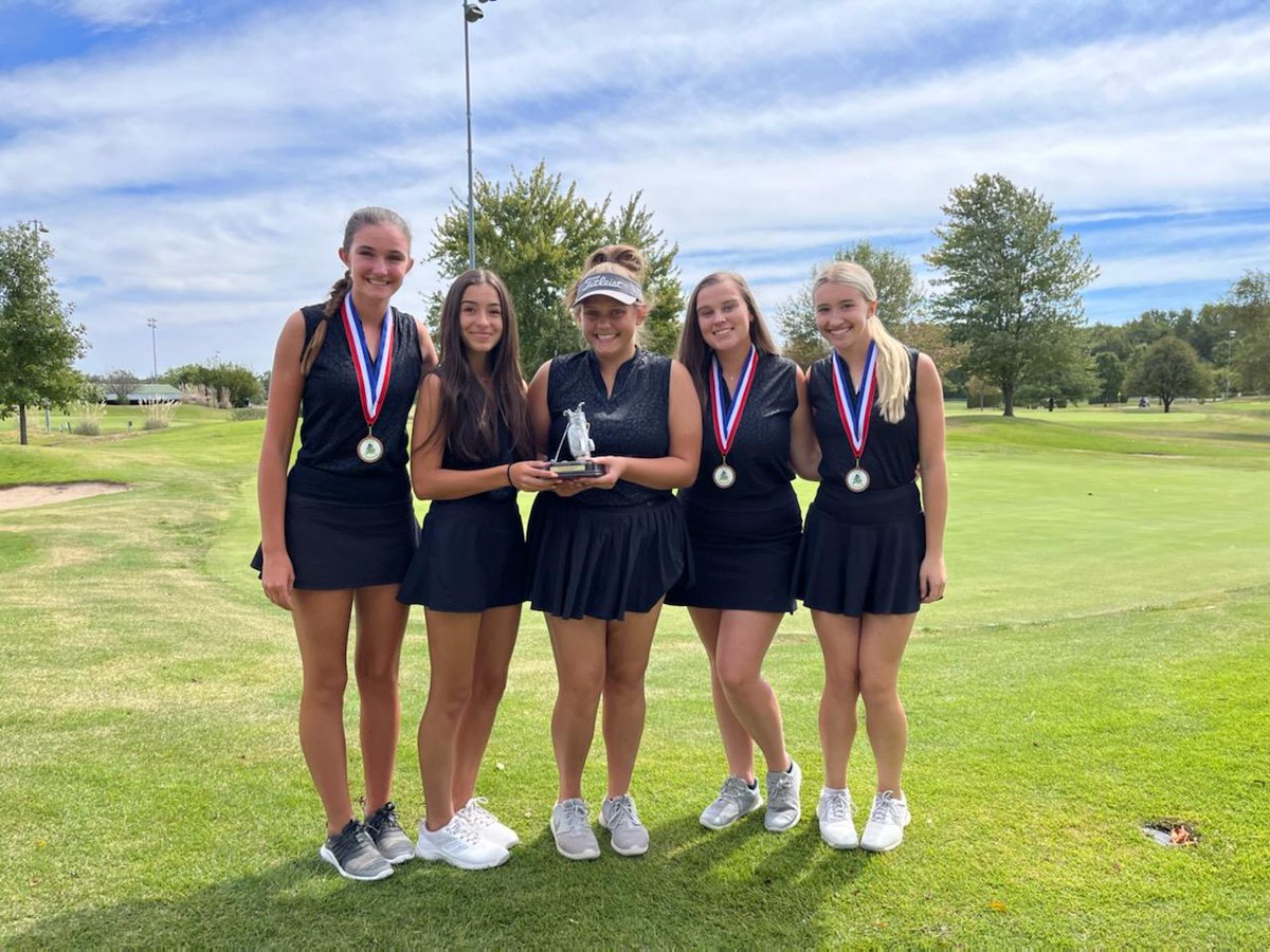 Lady Vikings Golf '22 so far...
3-0 in GAC South Conf. play
2-0 in JV GAC S. Conf. play
2nd Place Helias Invitational 
2nd Place Lindbergh Flyers Inv.
3rd Place St. Joe JV Inv.
1st Place Troy Invitational 
2nd Place Lindbergh Flyer JV Inv.
2nd Place Knight Cup (5 match W's)
#slay