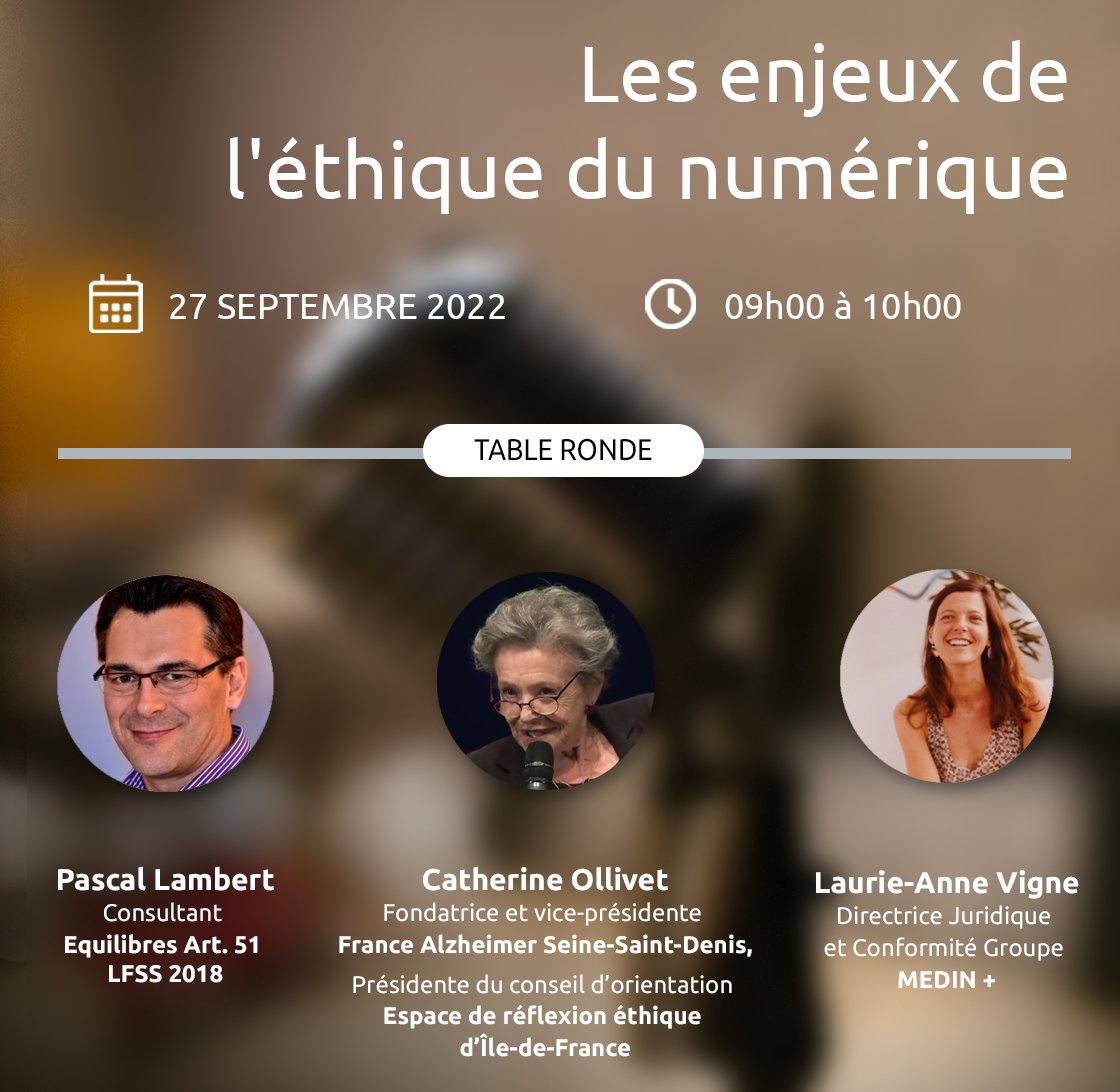 LittleSysterApp's tweet photo. Les rencontres Little Syster de l’#Éthique et du Numérique : 🙏🙏🙏Merci @pascaLambertIpa, Catherine Ollivet, Laurie-Anne Vigne, @MEDINPLUS de votre témoignage
#MesDataMonChoix #esante #msante #soin #santeconnectée #confiance #accompagnement #patient #citoyen #RSE #privacy #choix https://t.co/ztohQBeXKO