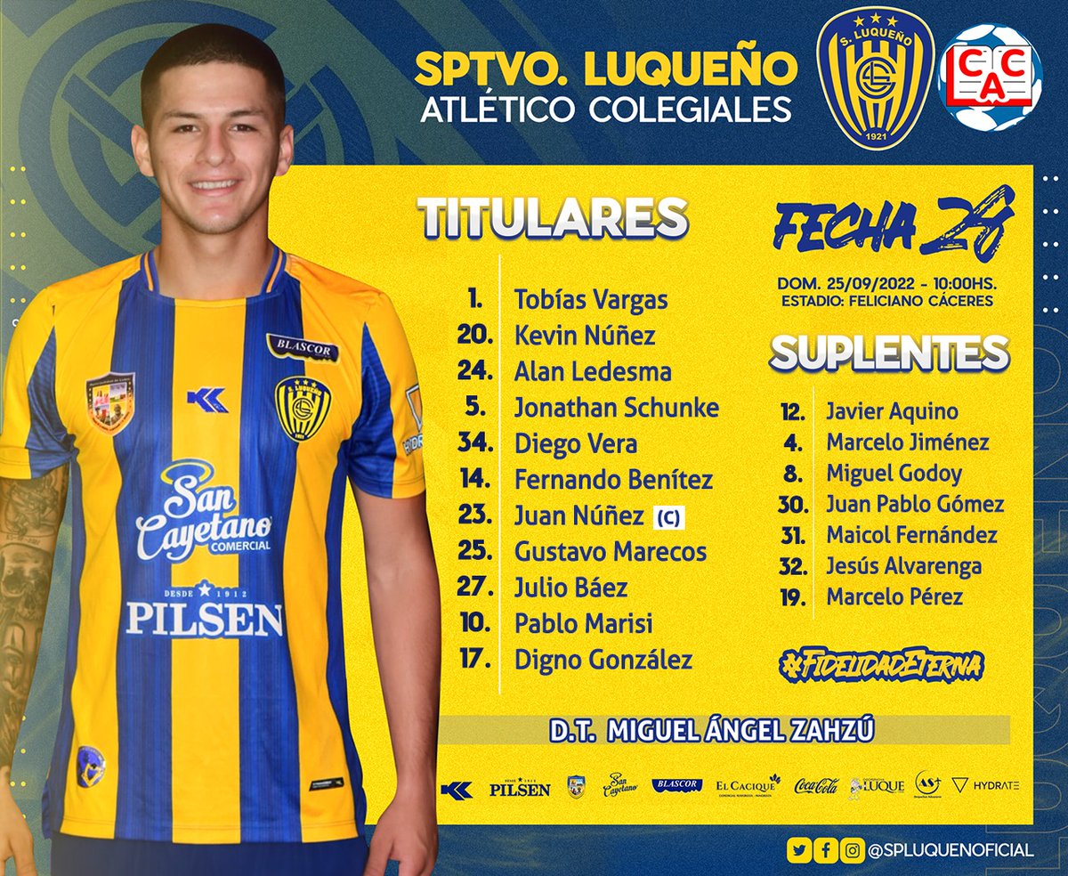 #ScoutingBolivia
✅De primera🇵🇾 - el futbolista 🇧🇴🇦🇷Juan Pablo Gómez de 30 años ascendió con el Sportivo Luqueño a la Primera División de Paraguay al derrotar 1 a 0 a Colegiales en la antepenultima fecha de la Div Intermedia. De posición Pivote y futuro jugador de primera.