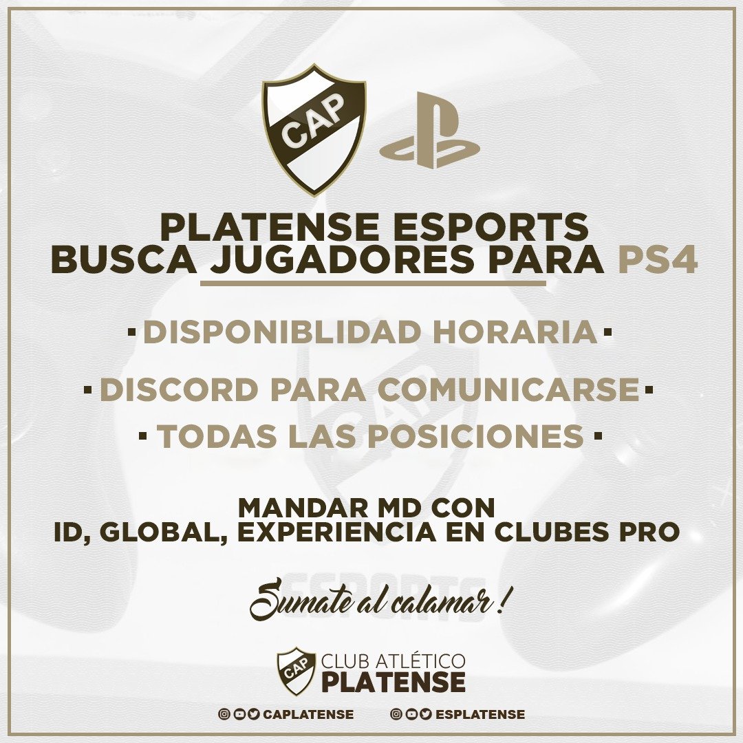 Esports Club Atlético Platense (@esplatense) on Twitter photo 