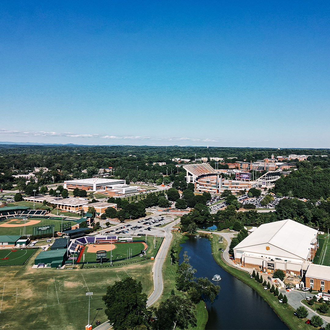 It’s been another perfect day in Clemson, S.C. 😍