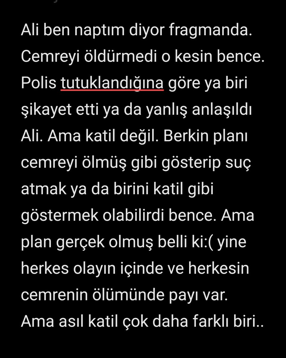 Ceren70580312's tweet photo. "Kartlar baştan dağıtılmıştır ama bu defa herkesin eli kanlıdır."
#Tozluyaka #zeycag #EgZey #ZeyCag #AlCem #EgHaz #caghaz #ArDur #ZeyÇağ #hakser #Tozluyakateori https://t.co/jKz2Sp2ILn