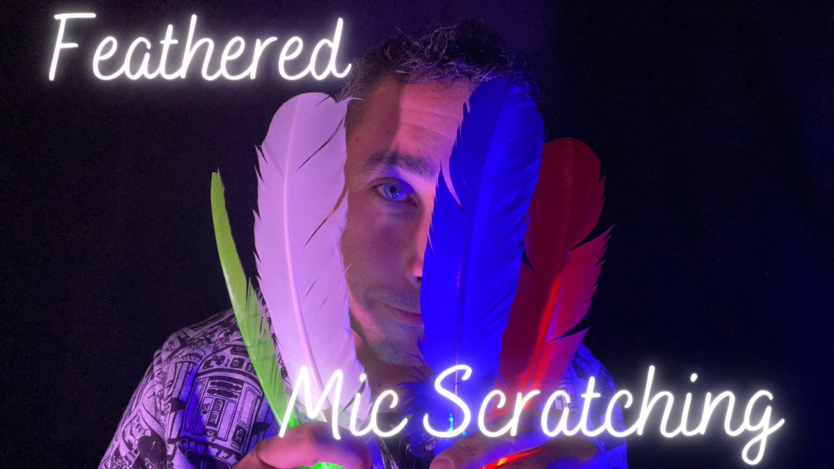 Vibrianium's tweet photo. New video out now! Link below 👇🏻 

https://t.co/AAwI0xk6ba

.
#asmr #asmrtist #asmrvideo #micscratching #micbrushing #asmrtingles #asmrtriggers #lighttriggers #newvideo #asmrchannel #feathers #lights #youtube #neonconnasmr #tingles #tapping https://t.co/MY374l3SFl