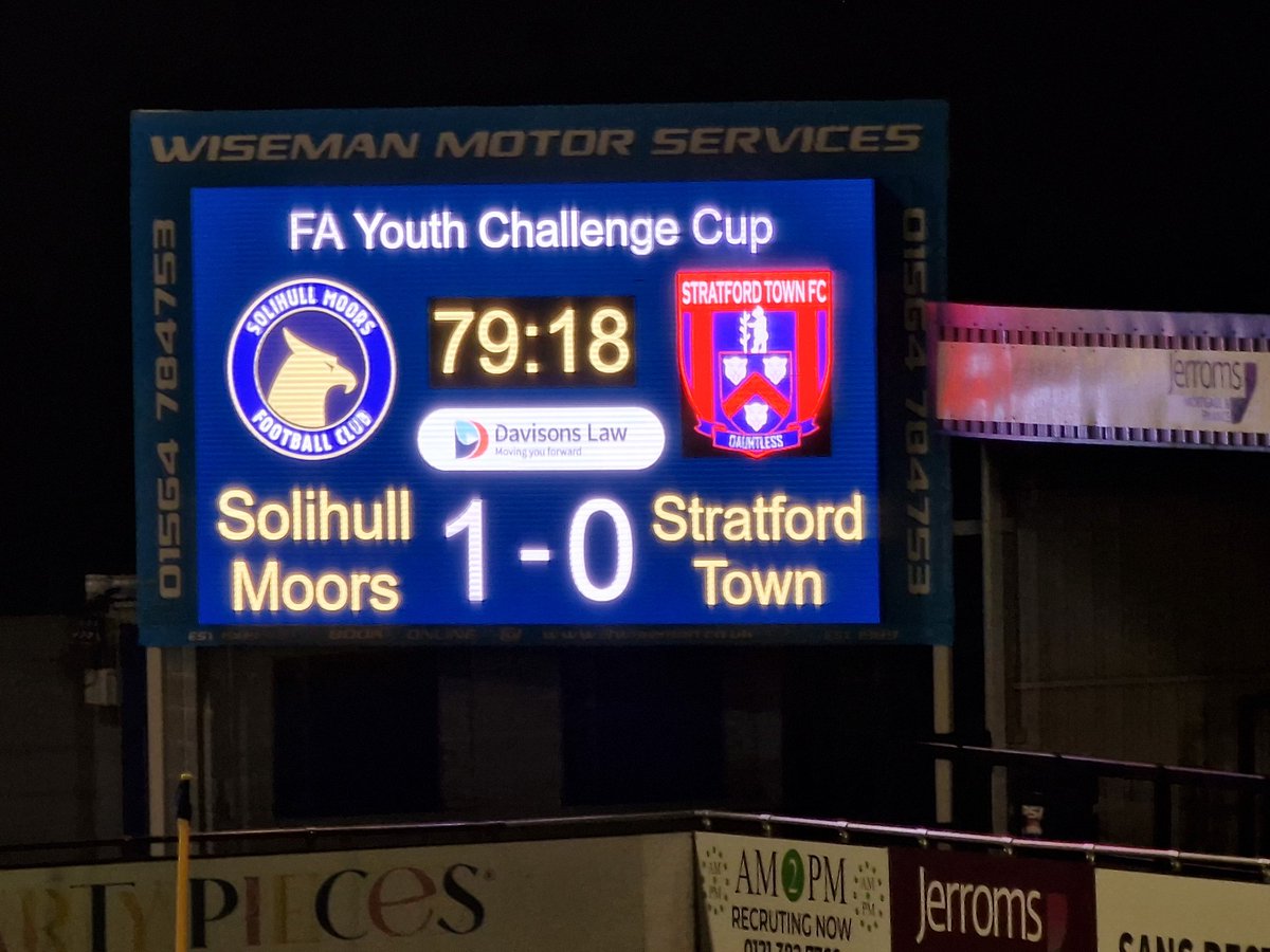 A hugely dominant performance by @SMFC_Elite at the <a href="/ARMCOPartners/">ARMCO</a> Arena. <a href="/TownStratford/">Stratford Town FC Academy</a> defended very resolutely. In the hat for the next round of the <a href="/FAYouthCup1415/">FA Youth Cup</a> ⚽️💛💙