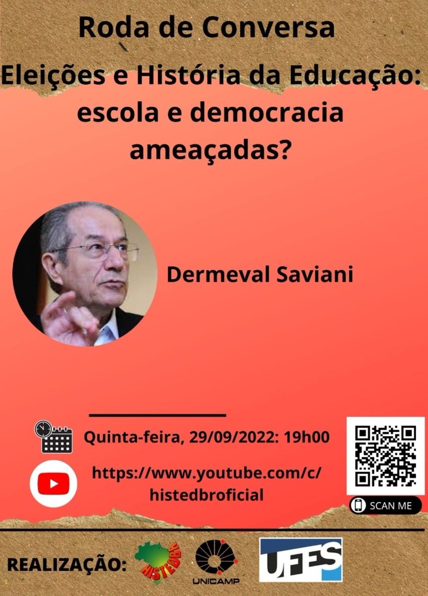 histedbr's tweet photo. #histedbr #phc #ufes #unicamp #educação #eleição #democracia #história https://t.co/hSNdq6xZMn