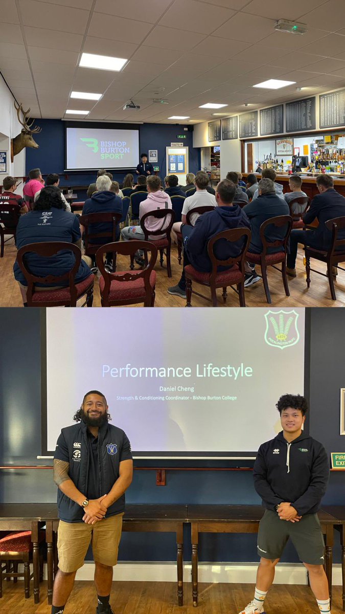 Great start to the season of talks organised by our new JDoR Richie. Strength and conditioning for junior players through to 1st team and beyond. #takemehome <a href="/PocklingtonRUFC/">Pocklington RUFC</a>