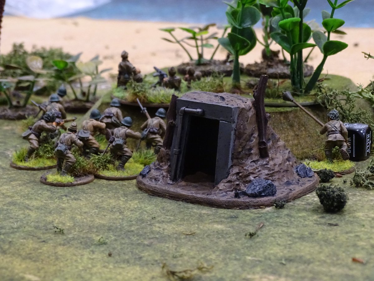 I love me some bunkers 😏😉😉#WarGames #wargaming #tabletopgames #tabletopgaming #tabletopwargames #WW2 #History #BoltAction