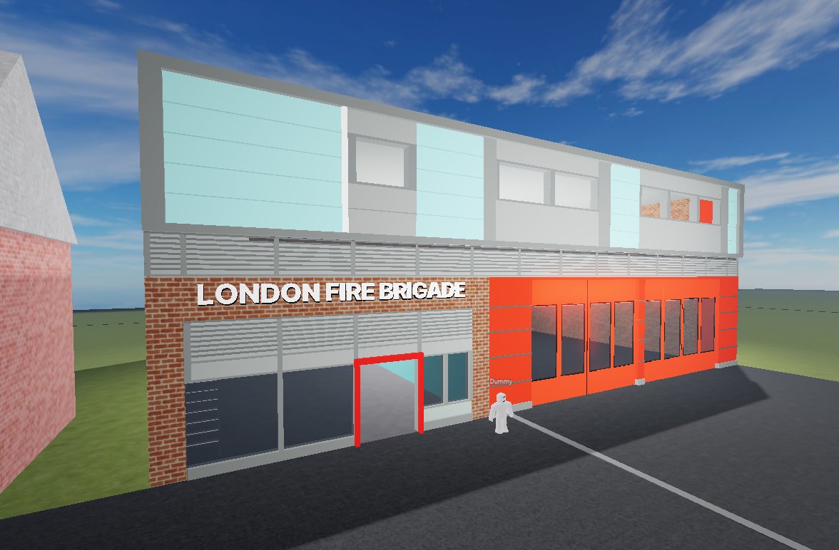 Icy9ine's tweet photo. A recent commission I done. A LFB station based on a real station based in London!

Get in touch for commissions!
#roblox #robloxdev #robloxgame #robloxgamedesign #robloxbuilding https://t.co/dvDgUQNWTv