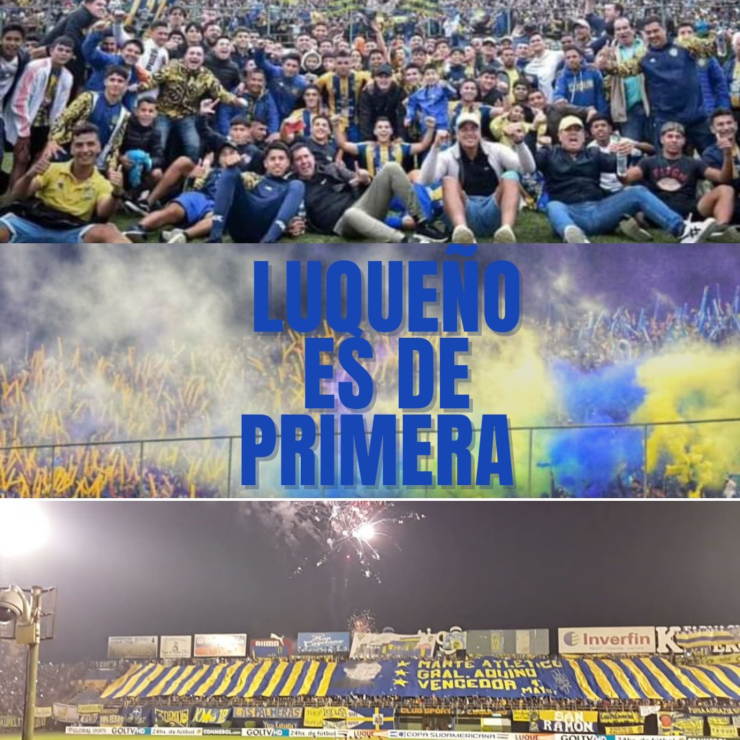 ¡¡SOS LO MÁS GRANDE QUE HAY!!
Porque el hincha Luqueño demostró que nunca abandona!
🔵¡¡SOMOS DE PRIMERA!!🟡
#ContigoSiempreLuqueño
