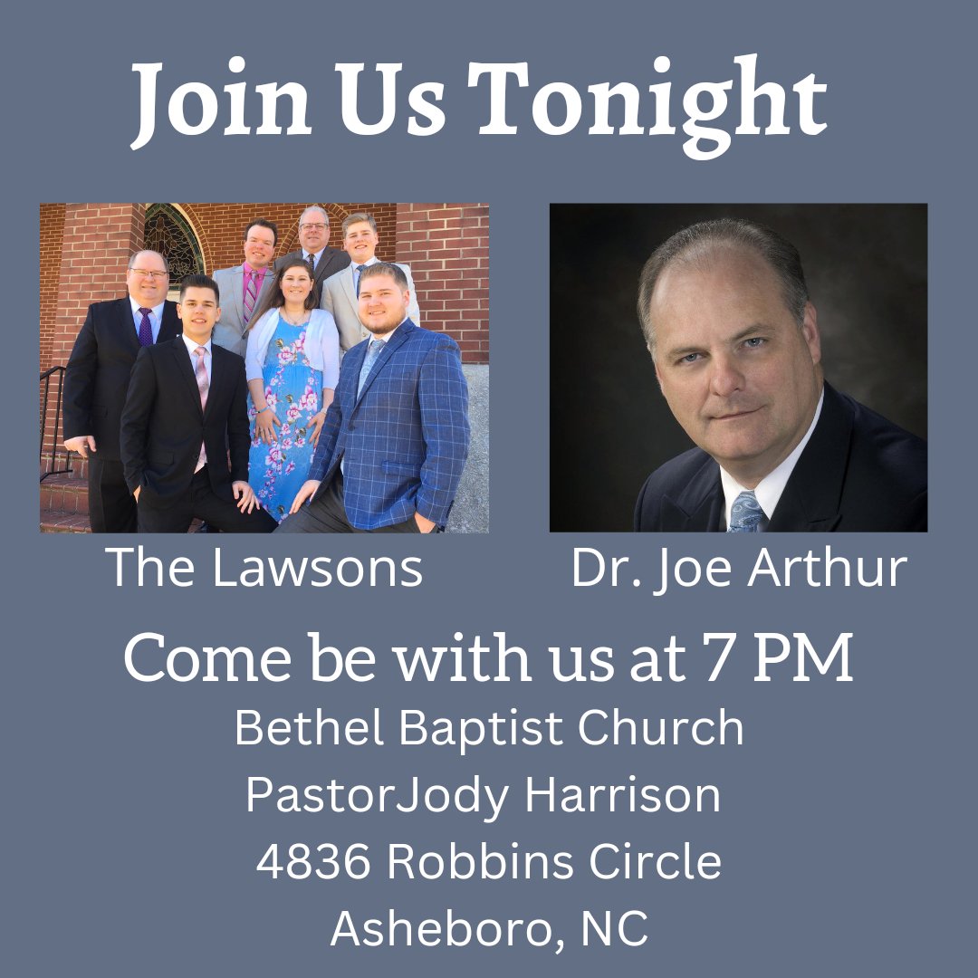 Join us tonight!