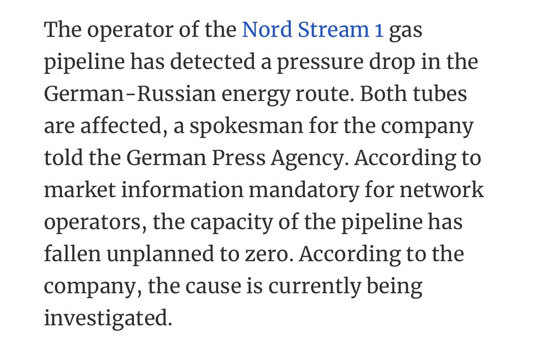 URGENT - Russian Gas Pipelines to Germany, BLOWN UP FdnFNSvagAEeYpu?format=jpg&name=medium