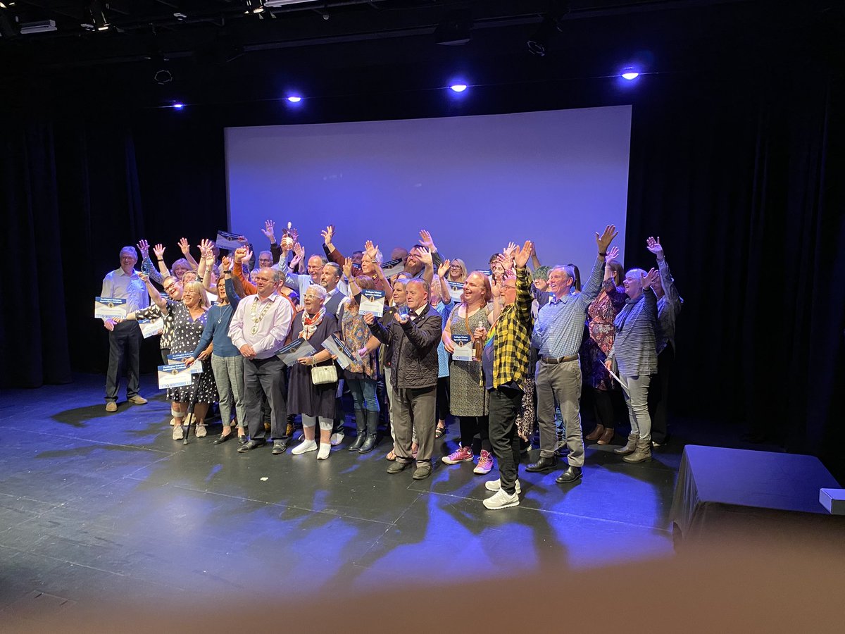 Pocklington Volunteer Awards @PocklingtonArts tonight. Thanks and well done to all who give so much to the Pocklington community <a href="/pockritc/">Pocklington Rugby in the Community</a> <a href="/PocklingtonRUFC/">Pocklington RUFC</a> #eastriding