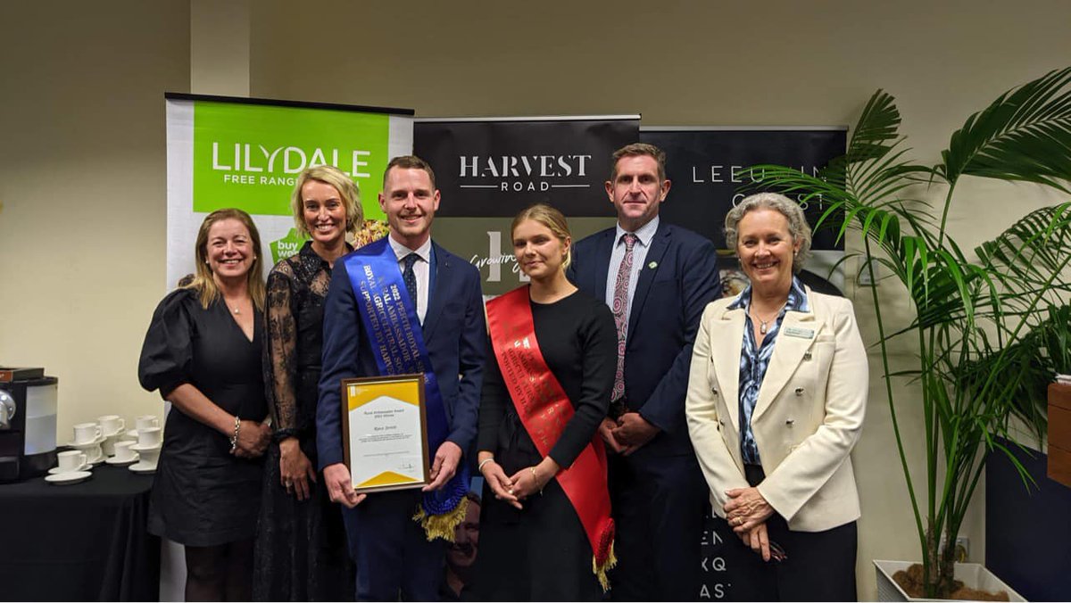 ThompsonRedwood's tweet photo. What an achievement! Our ambassador Reece Jerrett is the WA Rural Ambassador for 2022. 
This award recognises the achievement of young leaders in the rural industry &amp; Reece is a deserving recipient. We're so proud of Reece &amp; all of the hard work he puts in. @RoyalAgWA https://t.co/yIy1s2NpNU