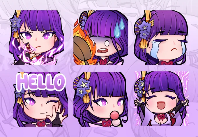 For people who don't know I also do emotes and discord stickers! These are ones that I've done! If you want to know the prices please DM me  