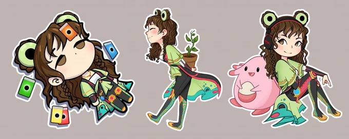 For people who don't know I also do emotes and discord stickers! These are ones that I've done! If you want to know the prices please DM me  