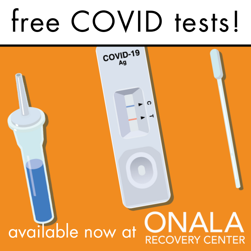 Onala_Recovery's tweet photo. Request your at-home kit at the front desk the next time you come see us! You'll get a free kit and information on how to #StaySafe if you test positive. 😷

Big thanks to @ACDHS for helping us help our community! https://t.co/ovnpu7MrCU