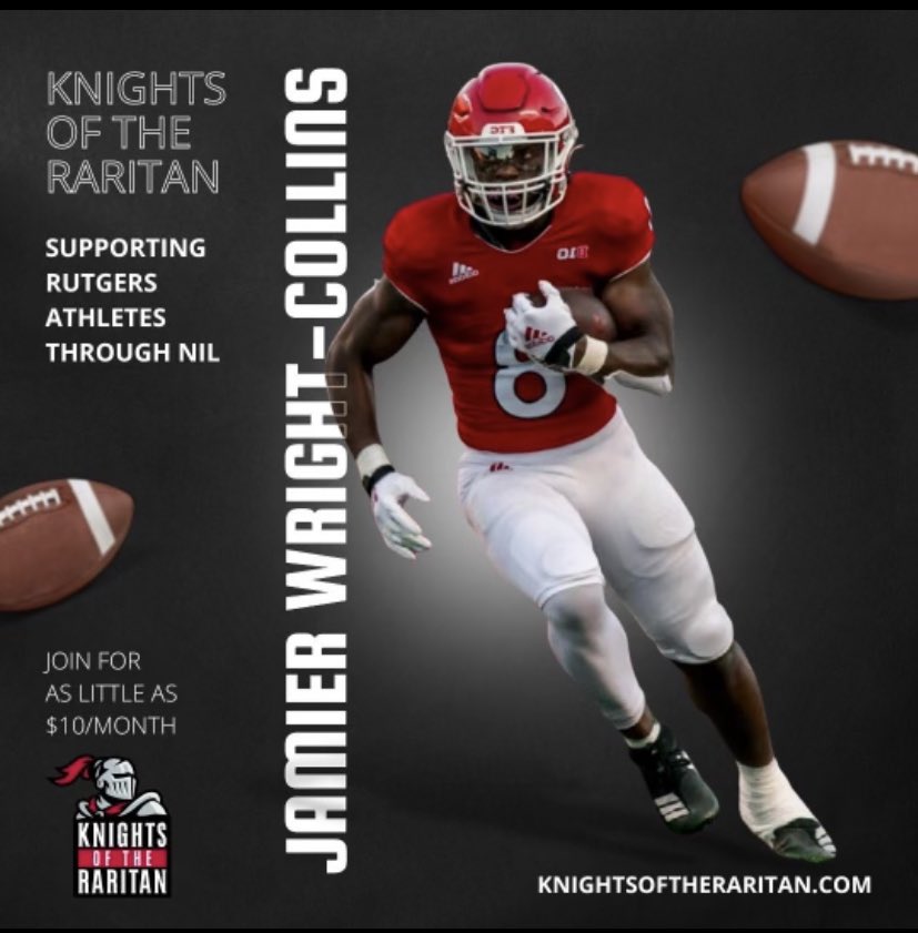 Jamier Wright (@jamier_wright) on Twitter photo Rutgers Nation! I am excited to announce my partnership with <a href="/knightsraritan/">Knights Of The Raritan</a> ⚔️ They are changing the NIL landscape & providing opportunities for ALL Rutgers student- athletes! Subscribe today to support Rutgers athletes at knightsoftheraritan.com ‼️ Rutgers Nation! I am excited to announce my partnership with <a href="/knightsraritan/">Knights Of The Raritan</a> ⚔️ They are changing the NIL landscape & providing opportunities for ALL Rutgers student- athletes! Subscribe today to support Rutgers athletes at knightsoftheraritan.com ‼️