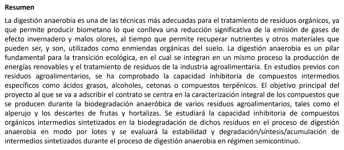 SelegnaTR7's tweet image. 🔊Desde el Grupo de Bioprocesos aplicados a la Economía Circular (@BIOCE_IG_CSIC) del @institutograsa se oferta contrato dentro del Programa Investigo @AndaluciaJunta para la realización de #TesisDoctoral
👉Más info👇
📢¡Se agradece difusión!👨🔬👩🔬