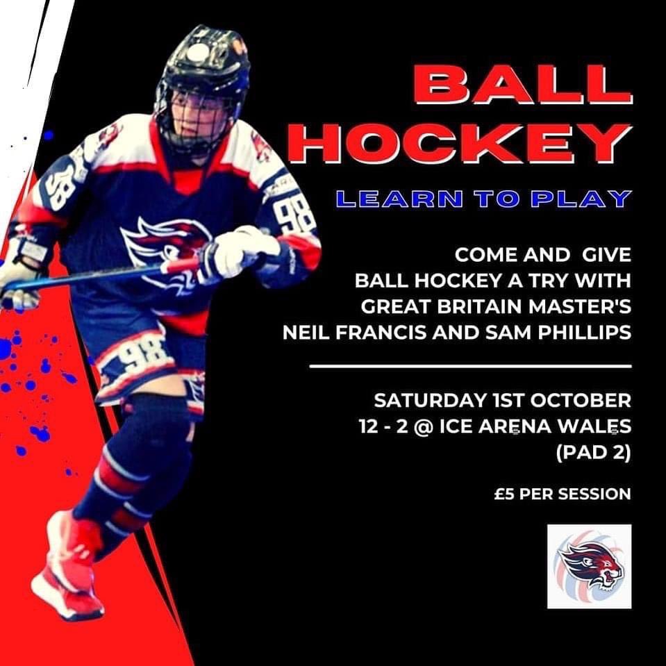 Interested in playing Ball Hockey then pop down to <a href="/IceArenaWales/">VindicoArena</a> on Saturday to have a go and catch up with GB Masters <a href="/cardiffran/">Neil Francis</a> and <a href="/SAM_DrivingSch/">Sam phillips Driving School</a> #ballhockeyuk #cardiffdevils <a href="/SkipratsBHC/">Aberdare Skiprats</a> RT