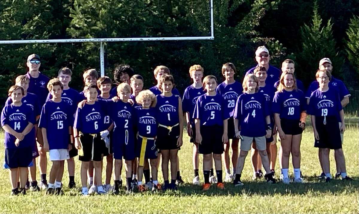 esksaints's tweet photo. The Saints are ready for the first game of tournament play! #thisisesk https://t.co/6sSBNWCbAb