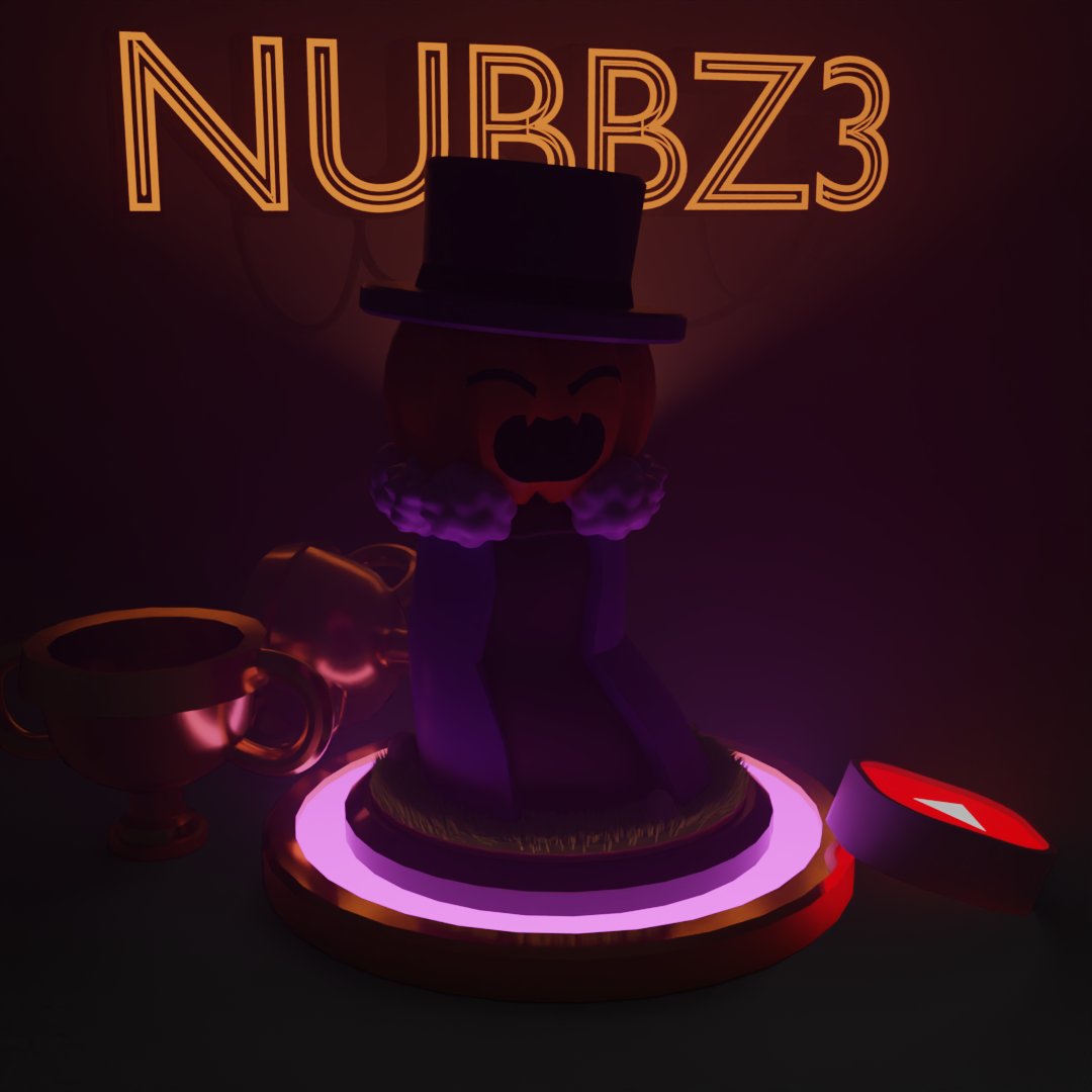 HzBea_'s tweet photo. I was planning to wait for october to post this, but i really loved the result 
The one and only @Nubbz3YT made on blender :D https://t.co/juBprB0svE